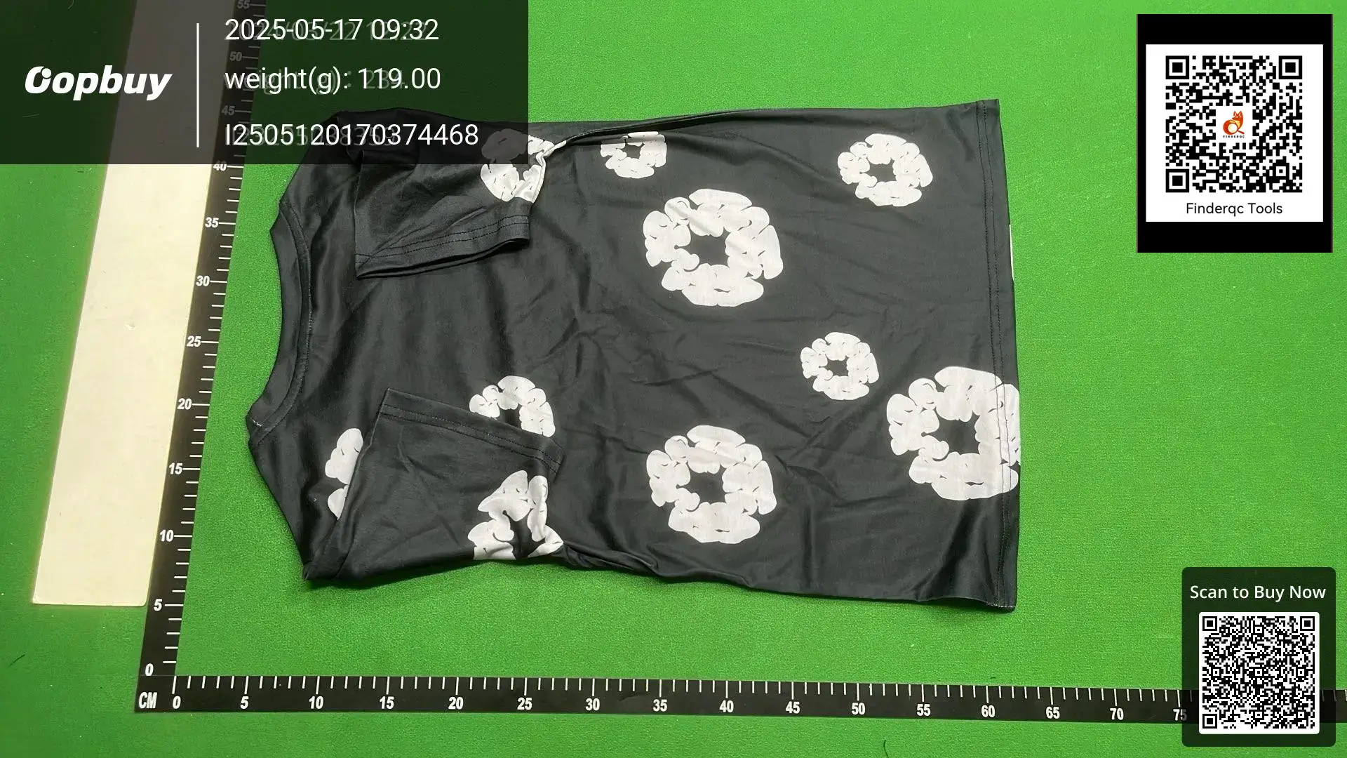 Spring and summer 2025 new Denim Tears Kanye with 3D printed kapok short sleeve suit high street