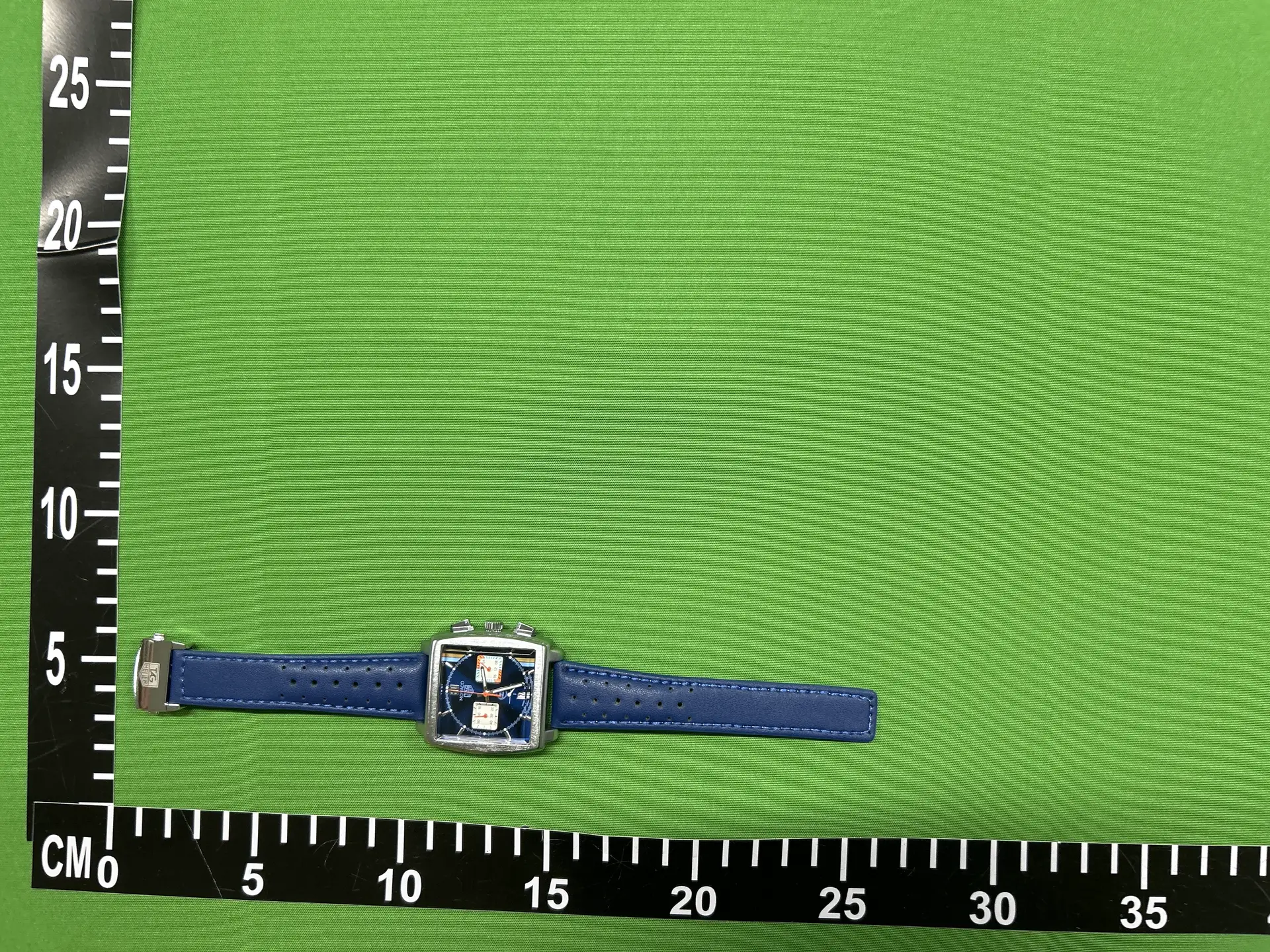 TAG Heuer Monaco Full Function Quartz Watch Blue