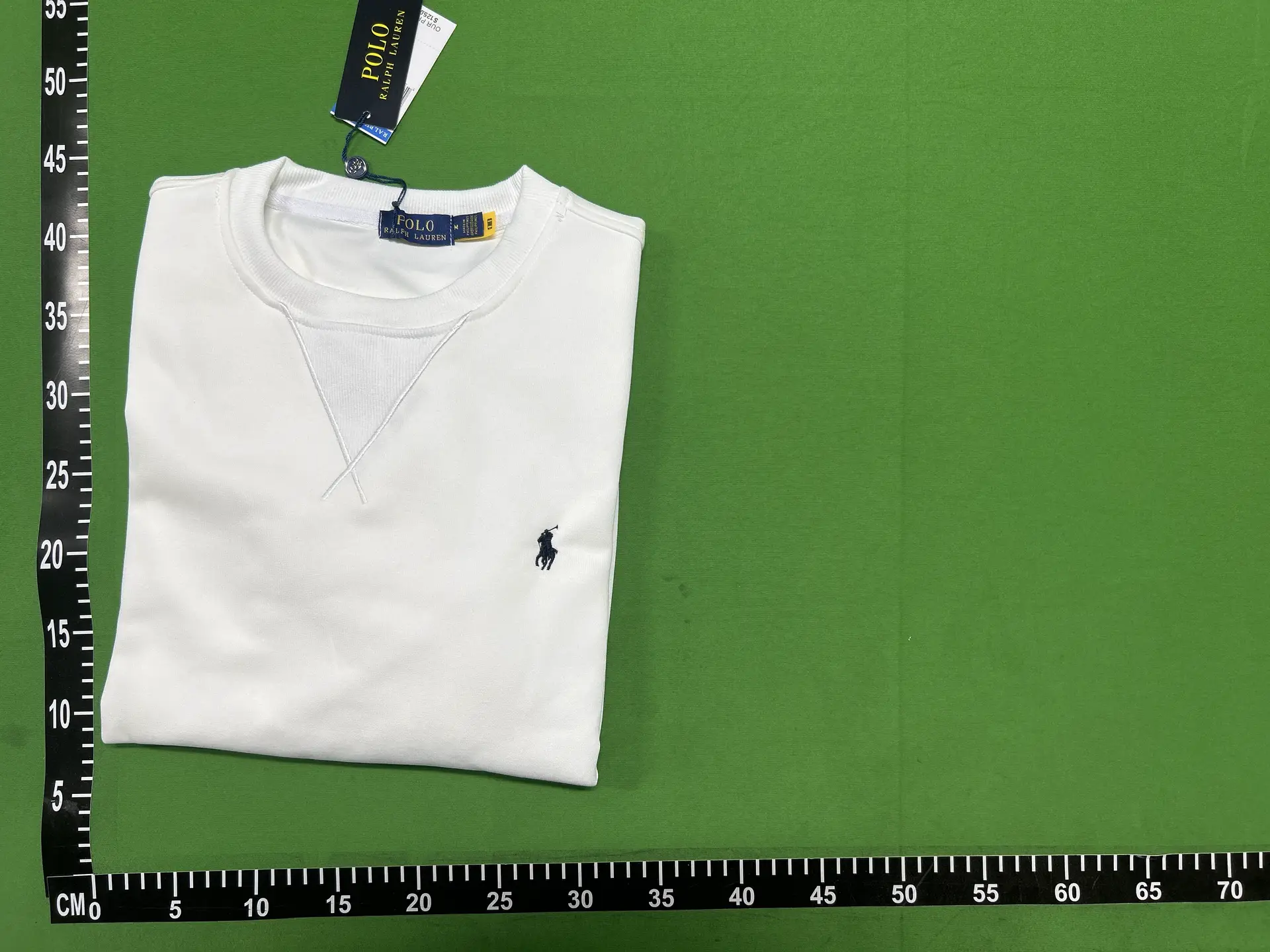 Polo Ralph Lauren White Crewneck Sweatshirt