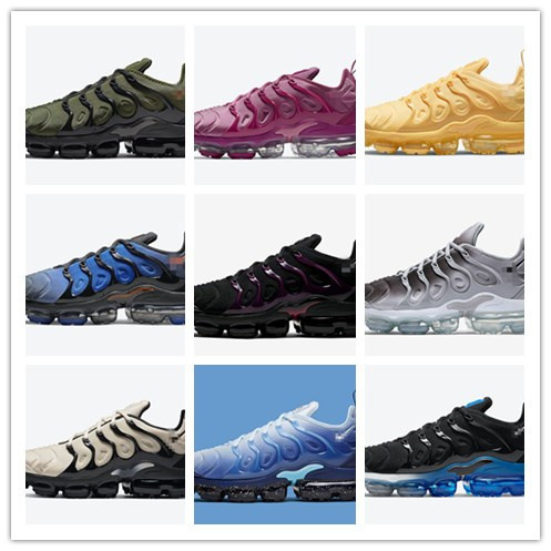Men's shoes foreign trade mesh casual sports lace-up low-top shock-absorbing air cushion breathable sports shoes men's running shoes TN shoes
