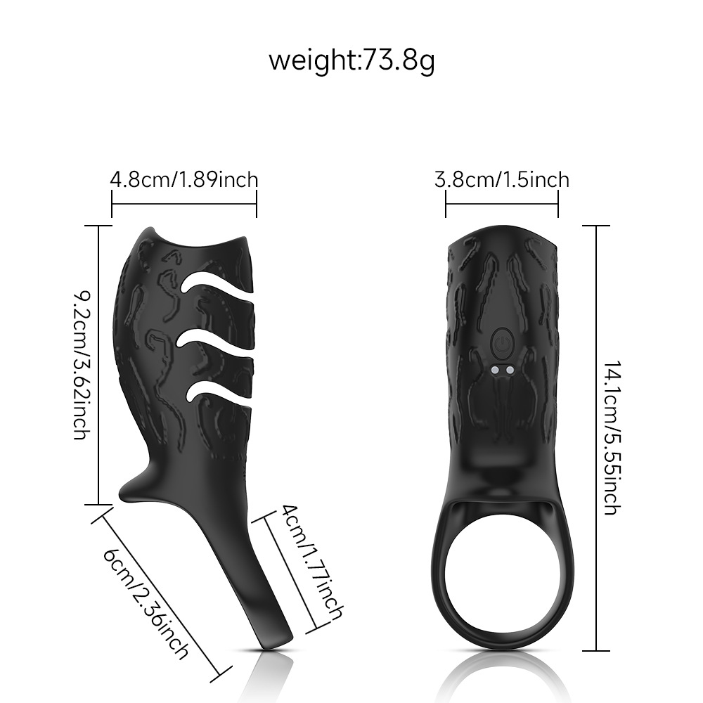 App-Controlled Vibrating Lock Ring for Preventing Ejaculation, New Product for Men and Women, Delay Ring Massager, Adult Toy