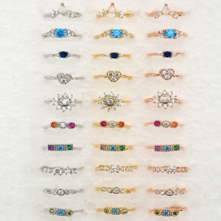 Cross-border hot 0.8X8MM color zircon nose ring Europe and the United States foreign trade popular puncture nose fashion earrings jewelry