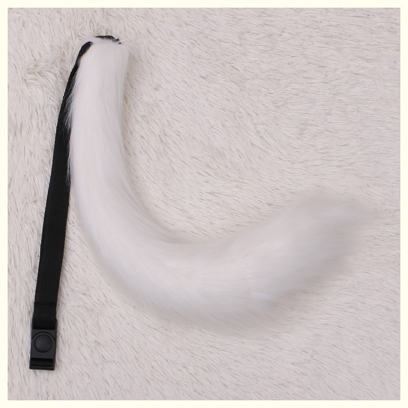 New Cos Strap Hand-made Cartoon Cute Fox Mother Plush Fox Tail cosplay Accessories Beast Tail Waist