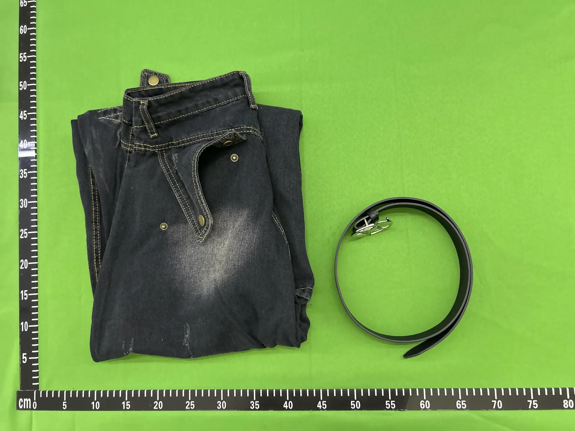 Unmanned island wasteland heavy industry patch washing and worn-out frayed edge deconstruction curved knife jeans loose wide leg pants
