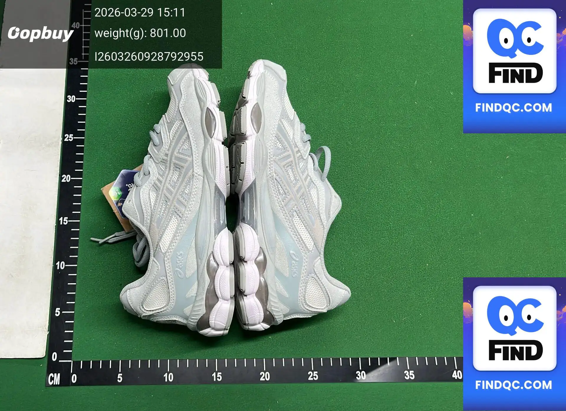Asics GEL-NYC Light Grey
