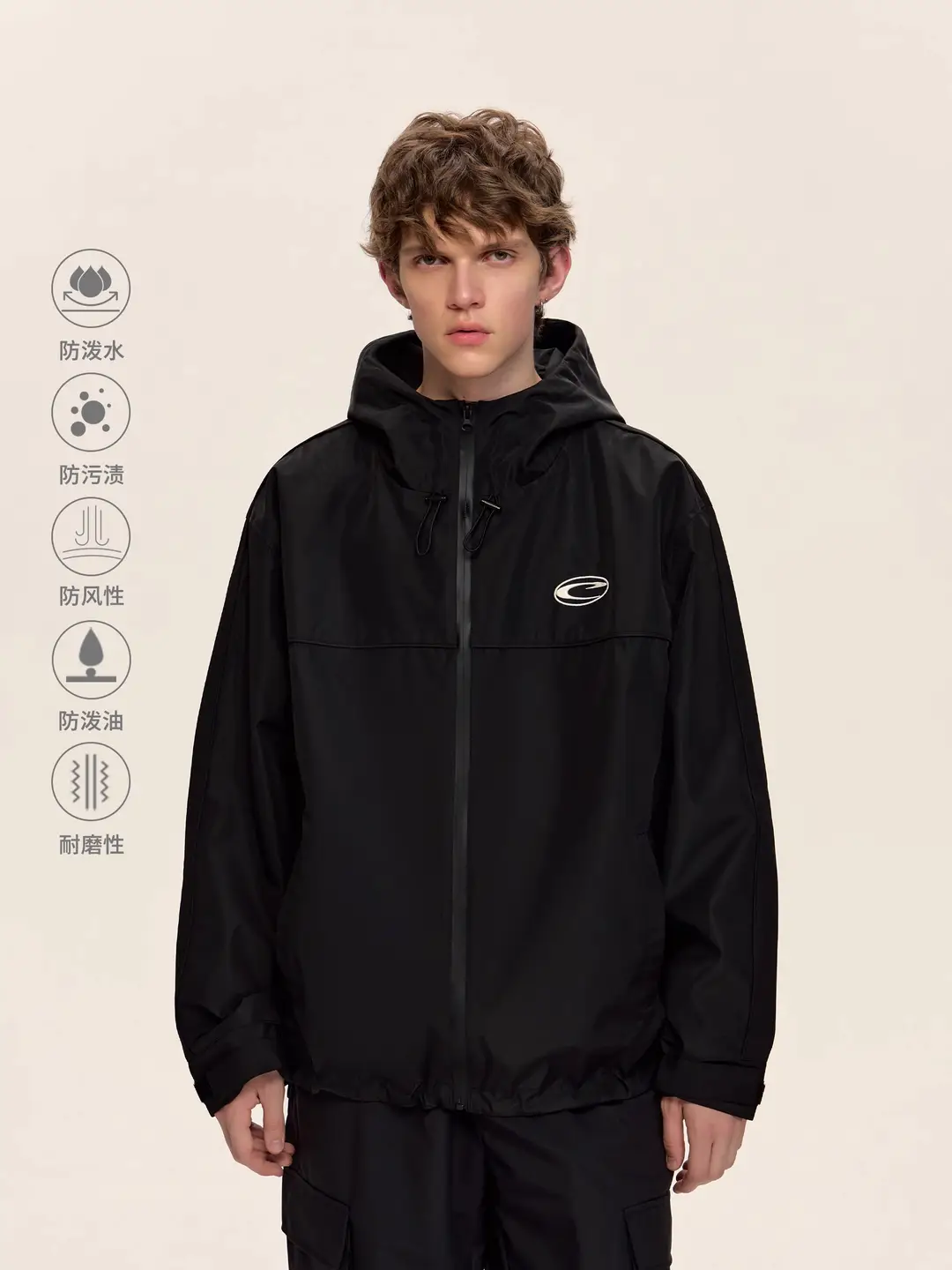 Climax Vision Three-Proof Outdoor Fashion Hooded Charge jacket Outwear Same Style for Men and Women Casual Tops