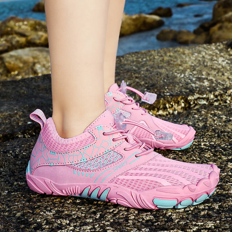 Primary School Children's Beach Shoes Outdoor Parent-Child Male and Female Barefoot Beach Wading Soft Bottom Quick-drying Climbing Shoes