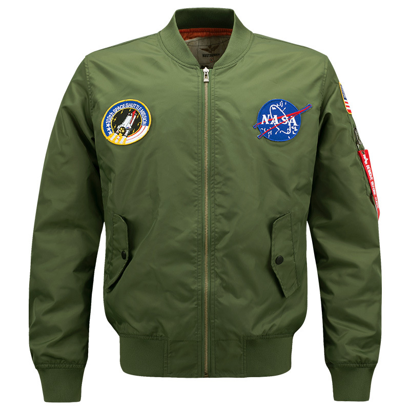 Spring and Autumn NASA Joint astronaut coat Air Force MA01 American pilot men's autumn clothing plus size fashion brand top