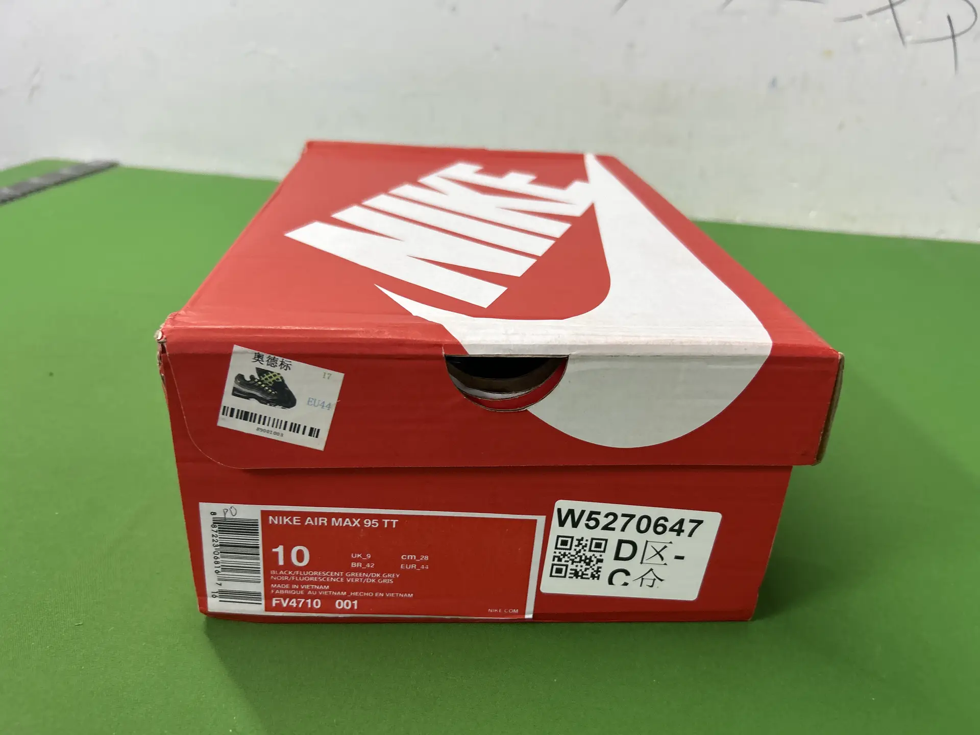 Nike Air Max 95 TT Black/Fluorescent Green/DK Grey