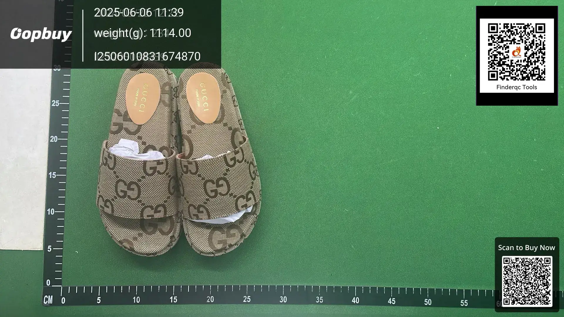 Gucci GG Monogram Platform Sandals