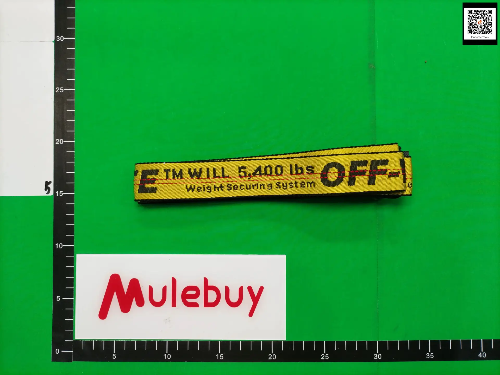 Off-White Industrial Belt Yellow