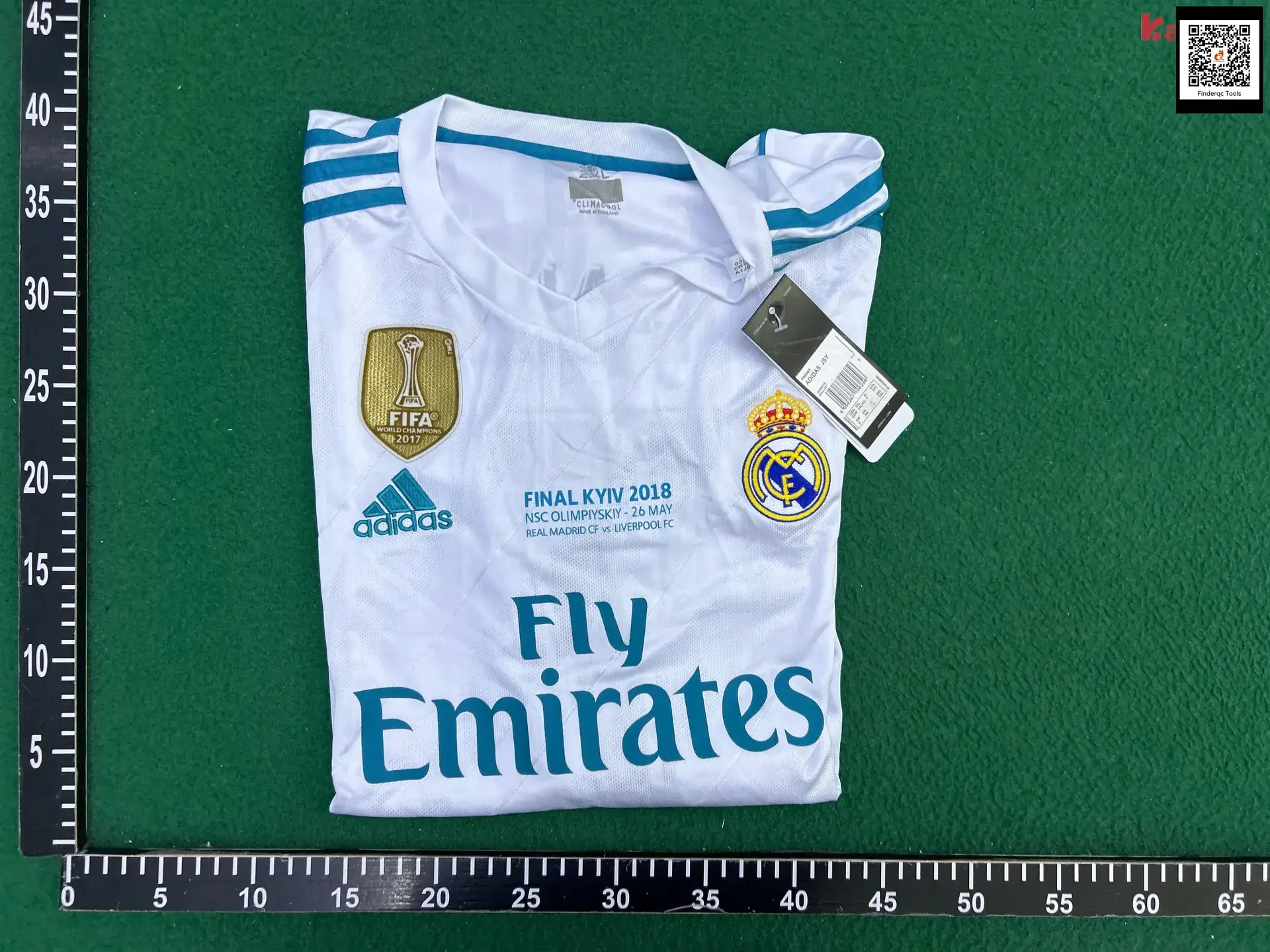 17-18 Real Madrid Jersey Cristiano Ronaldo Champions League Final Version Home Football Uniform Training Champions League Same Style