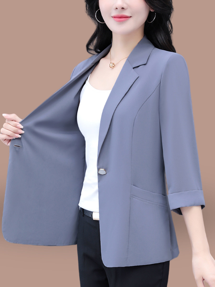 High-Quality Women's Blazer for Spring and Autumn 2026, New Style with a Stylish Lapel, Fashionable and Elegant, Suitable for Work and Casual Wear, Loose Fit