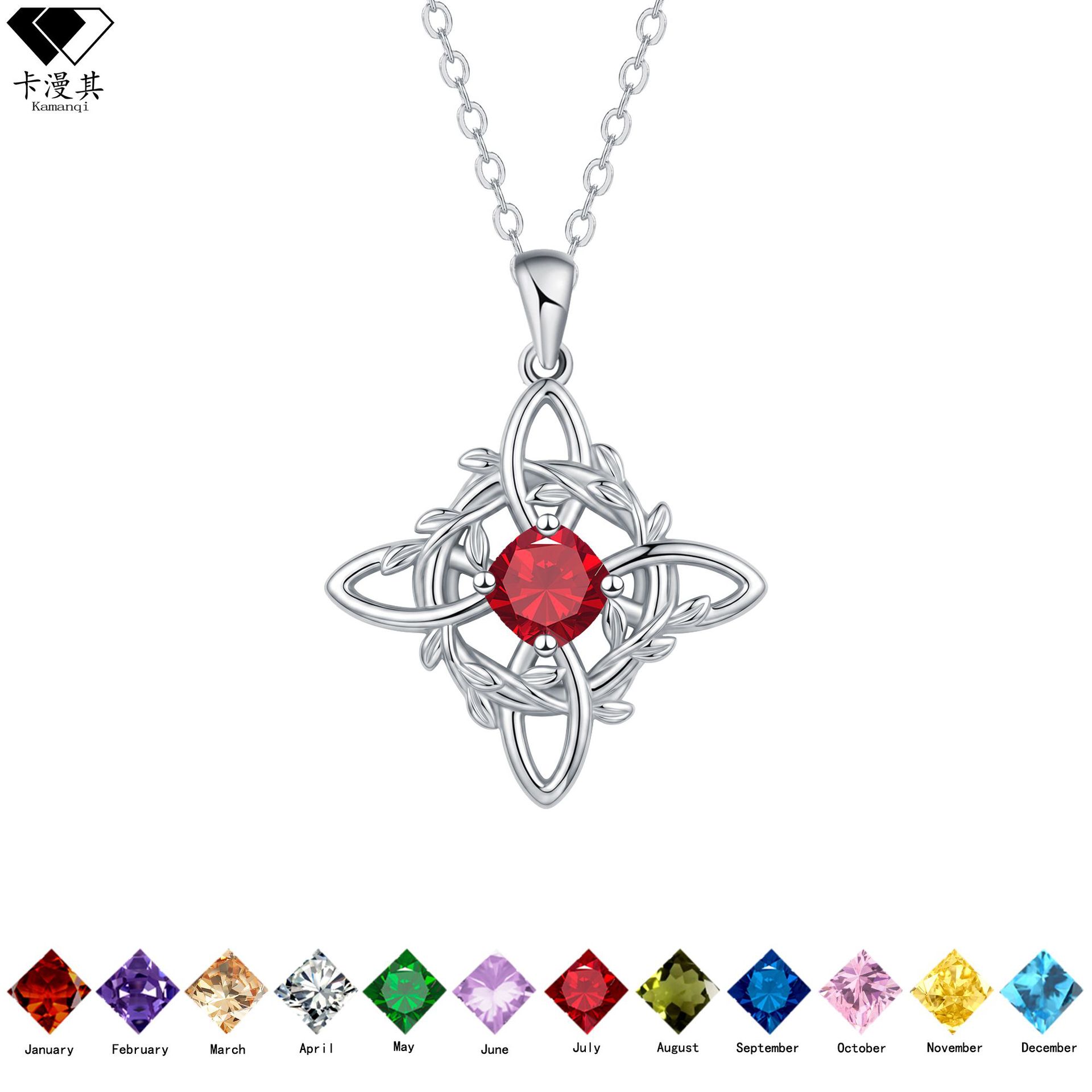 Kamanqi Cross-Border Popular Cross-Shaped Garland Necklace for Women Amazon Xiyin Tk Personalized Niche Jewelry
