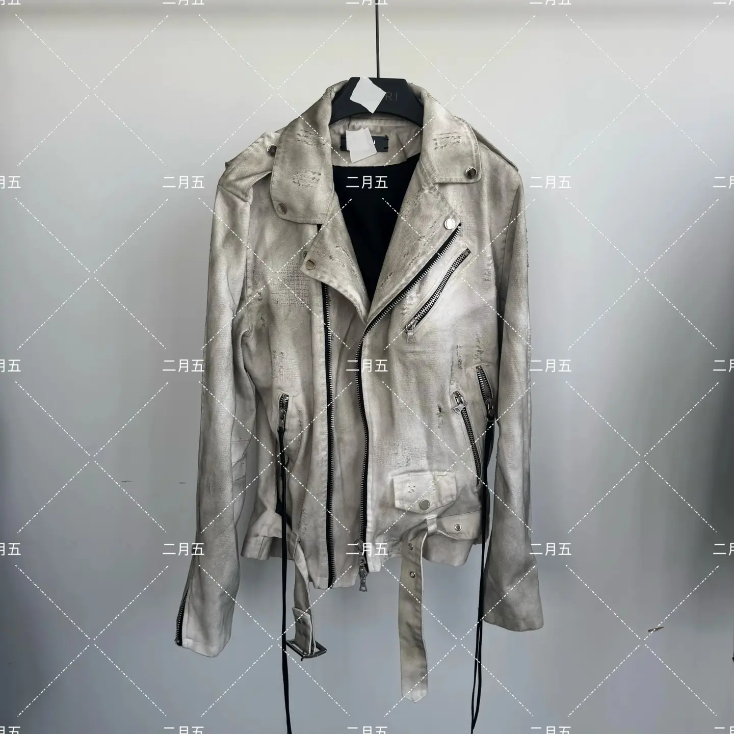 In Stock Autonomous White Locomotive jacket High Street Trendy Style Denim jacket White Locomotive jacket