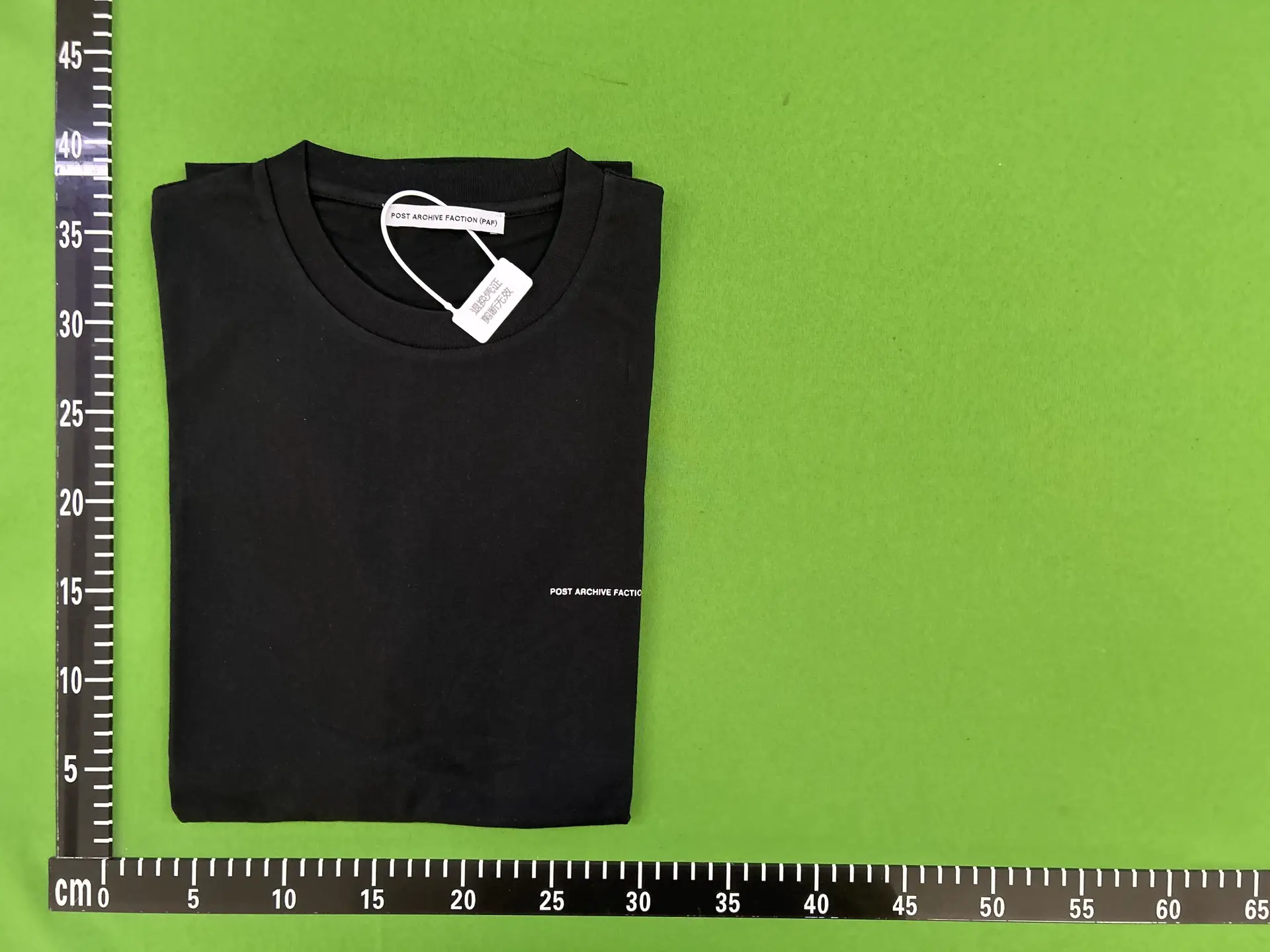 POST ARCHIVE FACTION (PAF) Black T-shirt