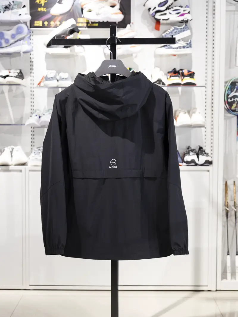 Li Ning Sports Windbreaker Men's 2025 New arrival Fitness Series Water-Repellent Loose Hooded Outwear Afdv067