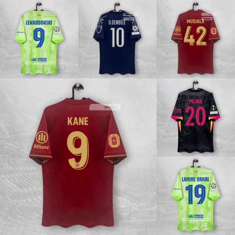 2425FCB Bayern Chelsea PSG Two-Guest Anniversary Star Seal Champions League Edition Kane Levan Palmer