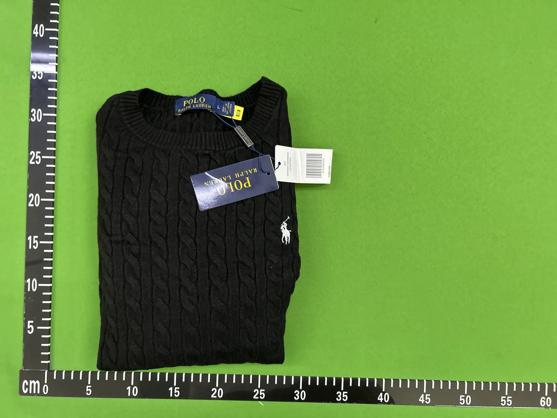 Polo Ralph Lauren Cable Knit Sweater Black