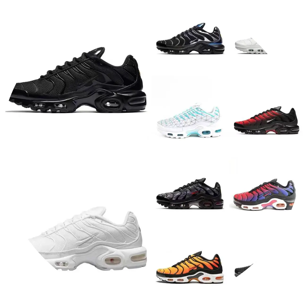 AIR MAX TN全掌气垫鞋39-46跨境外贸男鞋情侣跑步鞋017款诚招外贸