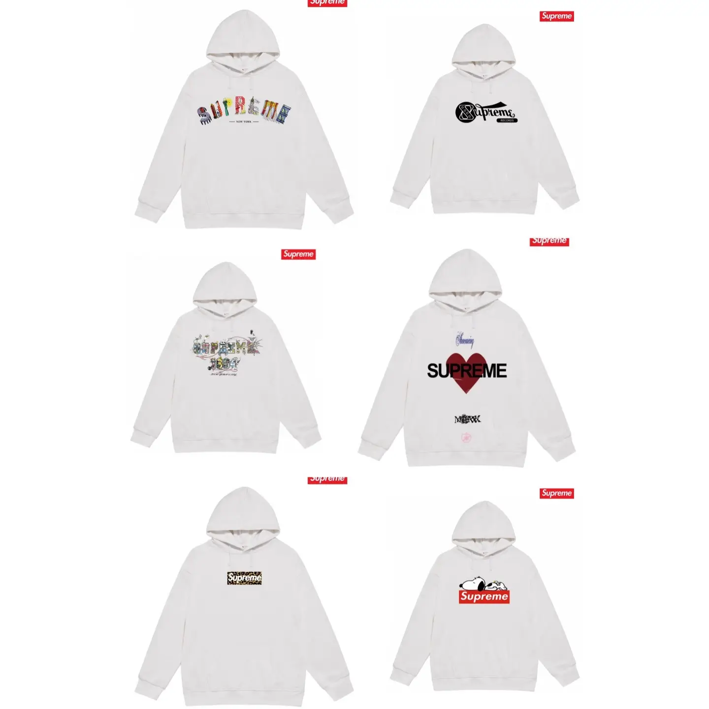 Street American Trendy Brand Box Sweatshirt Cross Classic Los Angeles Cashew Letter Hooded Sweatshirt Loose Tee
