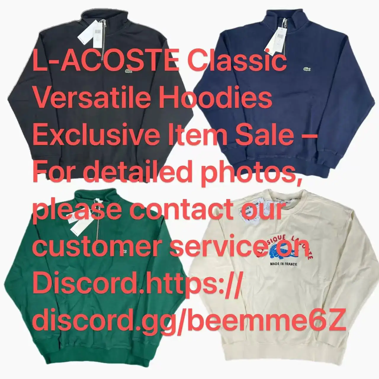 LACOSTE Classic Versatile Hoodie
