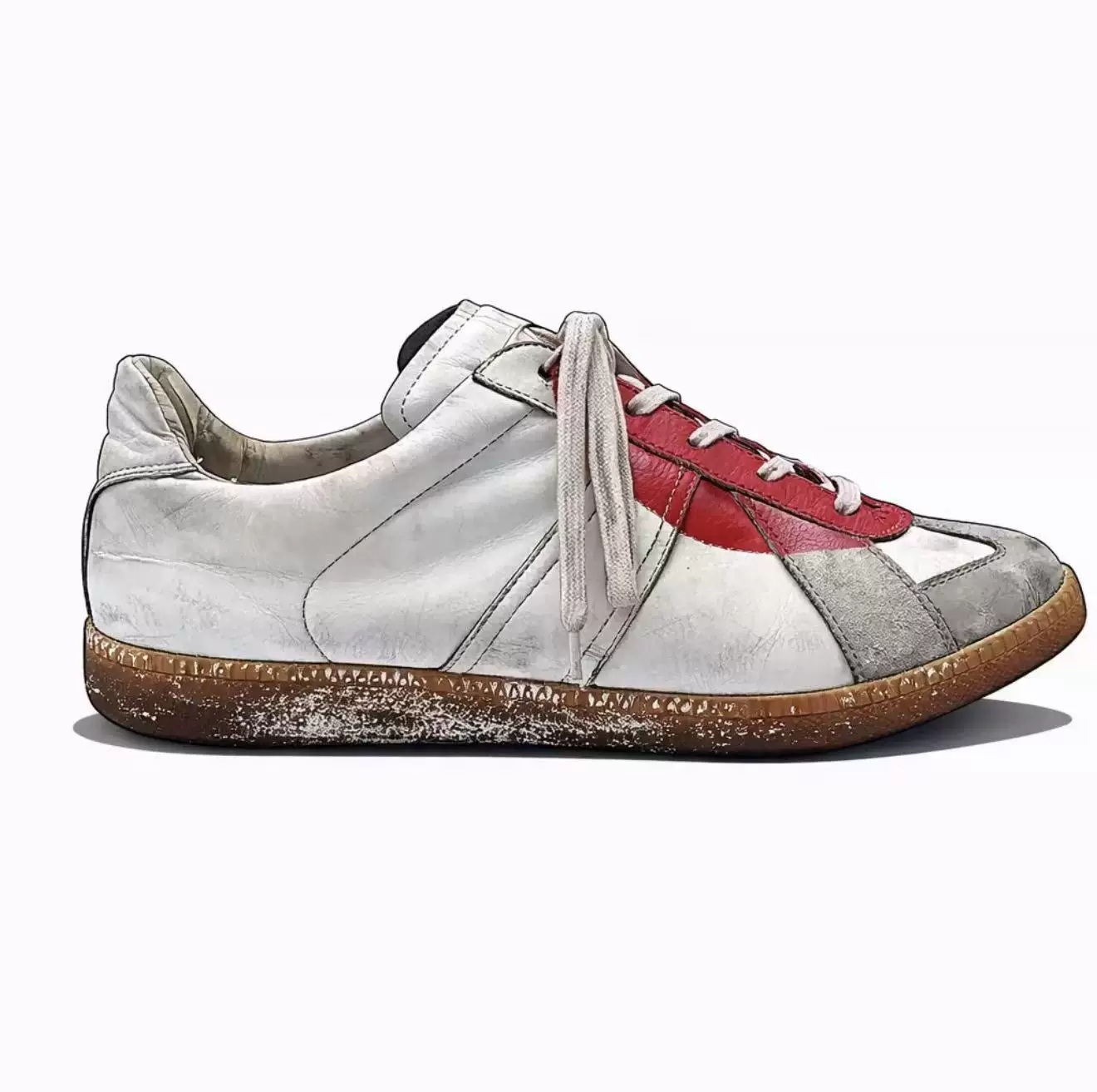 Maison Margiela Replica Sneakers White Red Grey