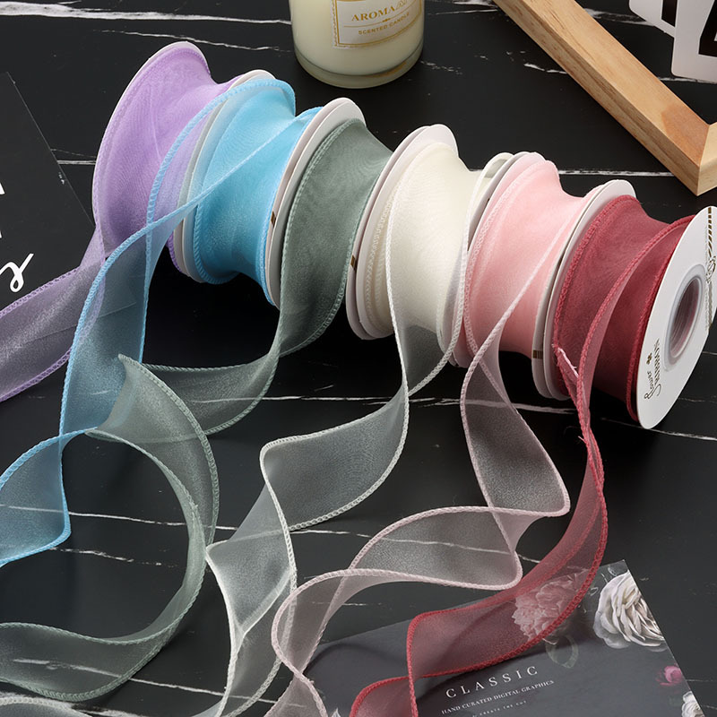 Fishtail Yarn Ribbon Hovered Wavy Yarn Ribbon Flower Shop Fresh Flower bouquet Cake Gift Ribbon Bow Packaging Ribbon