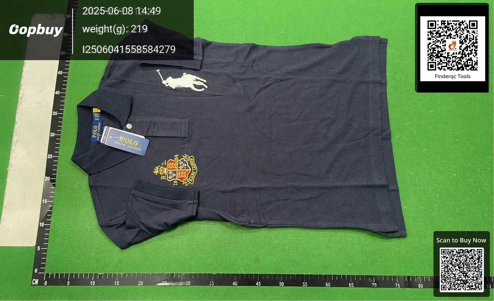Polo Ralph Lauren Big Pony Crest Polo Shirt Navy