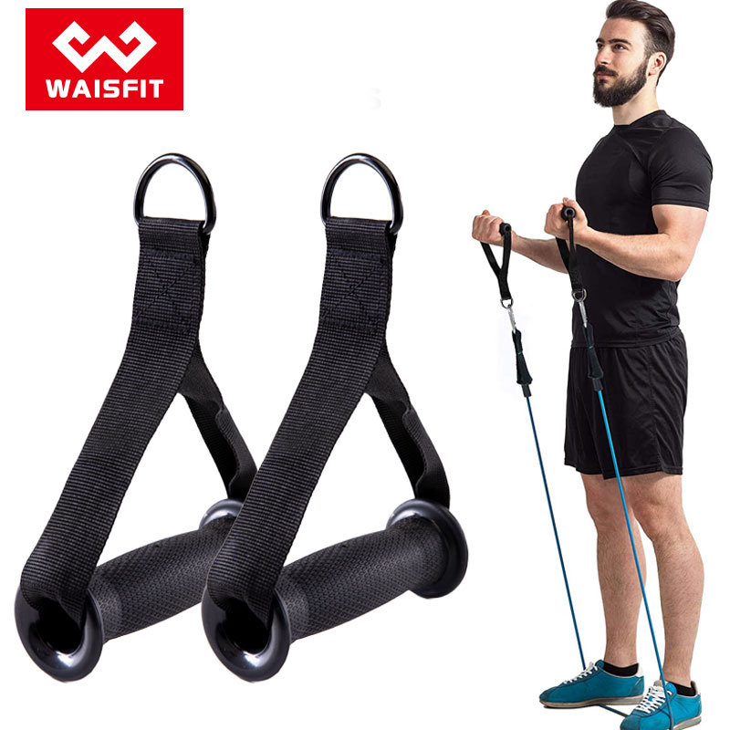 Fitness equipment accessories puller handle handle door clip home resistance rope handle elastic rope grip cross-border