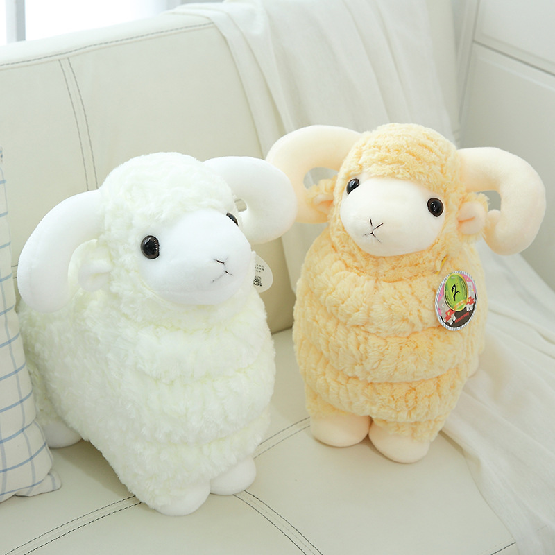 Hailiwei Dudu Zodiac Sheep Plush Toy Alpaca Animal Stuffed Toy Doll Girls' Birthday Gift Wholesale from Manufacturer