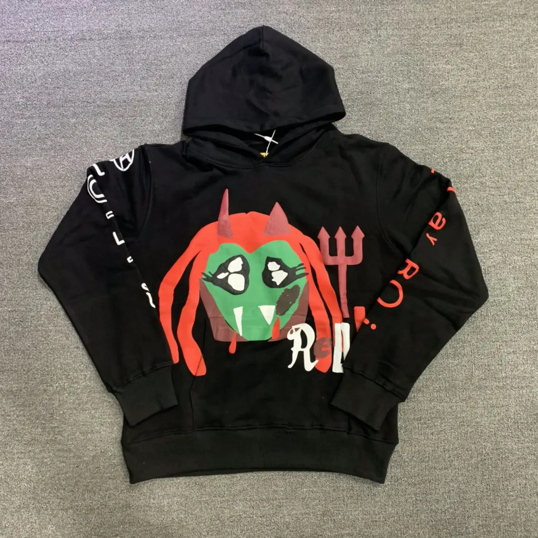 Fei Dong Collaboration Cpfm, Xyz King Vampire Trendy Loose Hooded Hip-Hop Hoodie Sweatshirt