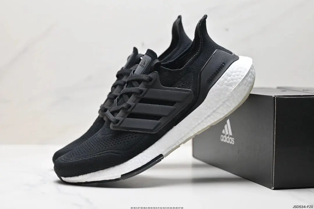 Light elastic series sock style knitted breathable and shock-absorbing casual sports running shoes GZ5159