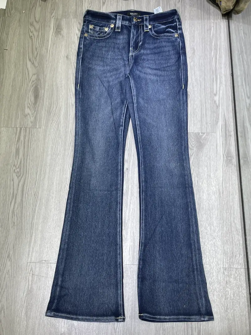 BigD ready to wear, true women's regular thick and slightly flared jeans XY79