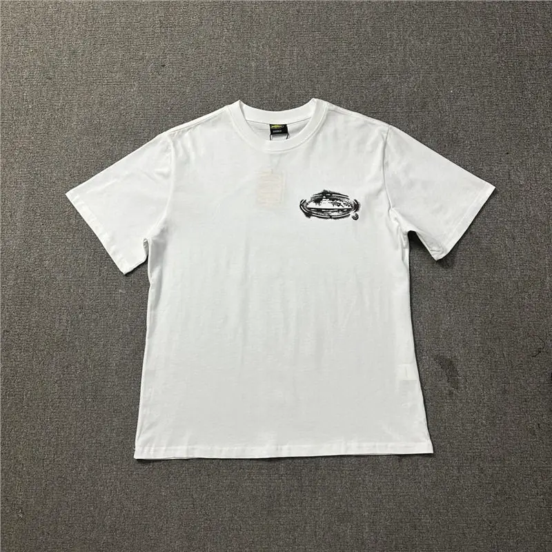 Cross-Border New Short-Sleeved Alcatraz T-Shirt Letter Logo Printed Round Neck American Casual Loose Half-Sleeve