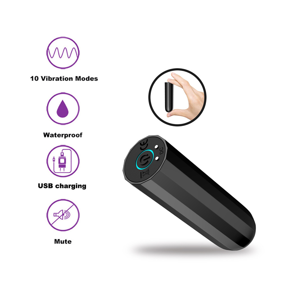 Portable Mini Wearable Vibrating Egg Panties for Women, Vibrator Massager, Small Bullet Vibrator, Charging Head, Cross-Border Amazon