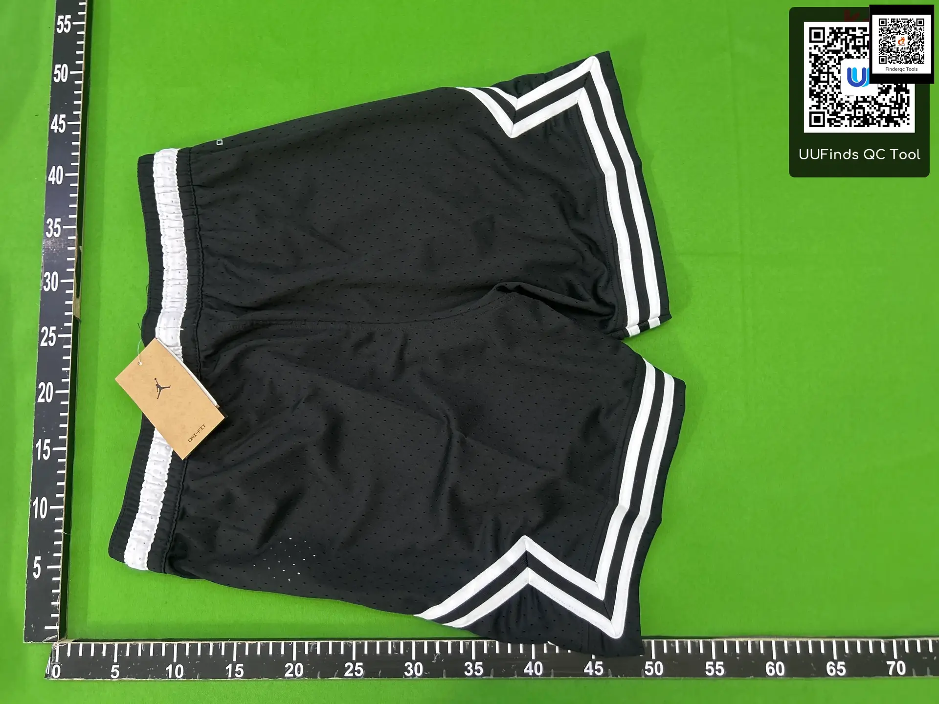 Jordan Brand Basketball Shorts Black White