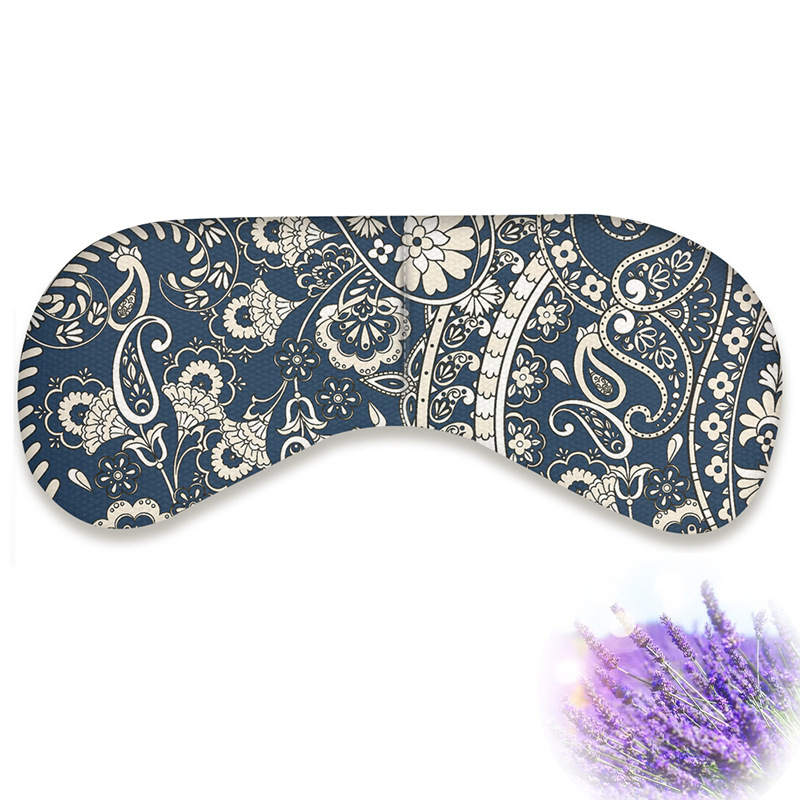 Yoga Eye Pillow Microwave Heating Flax Seed Hot Compress Lavender Flax Cotton Direct Spray Hot and Cold Compress Shading Eye Mask