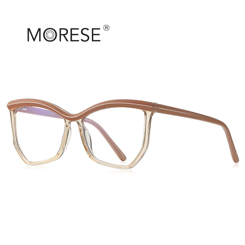 2023 New Optical Glasses 2161 Fashion Original Anti-blue Glasses Frame Cross-border Foreign Trade Hot Flat Glasses for Women