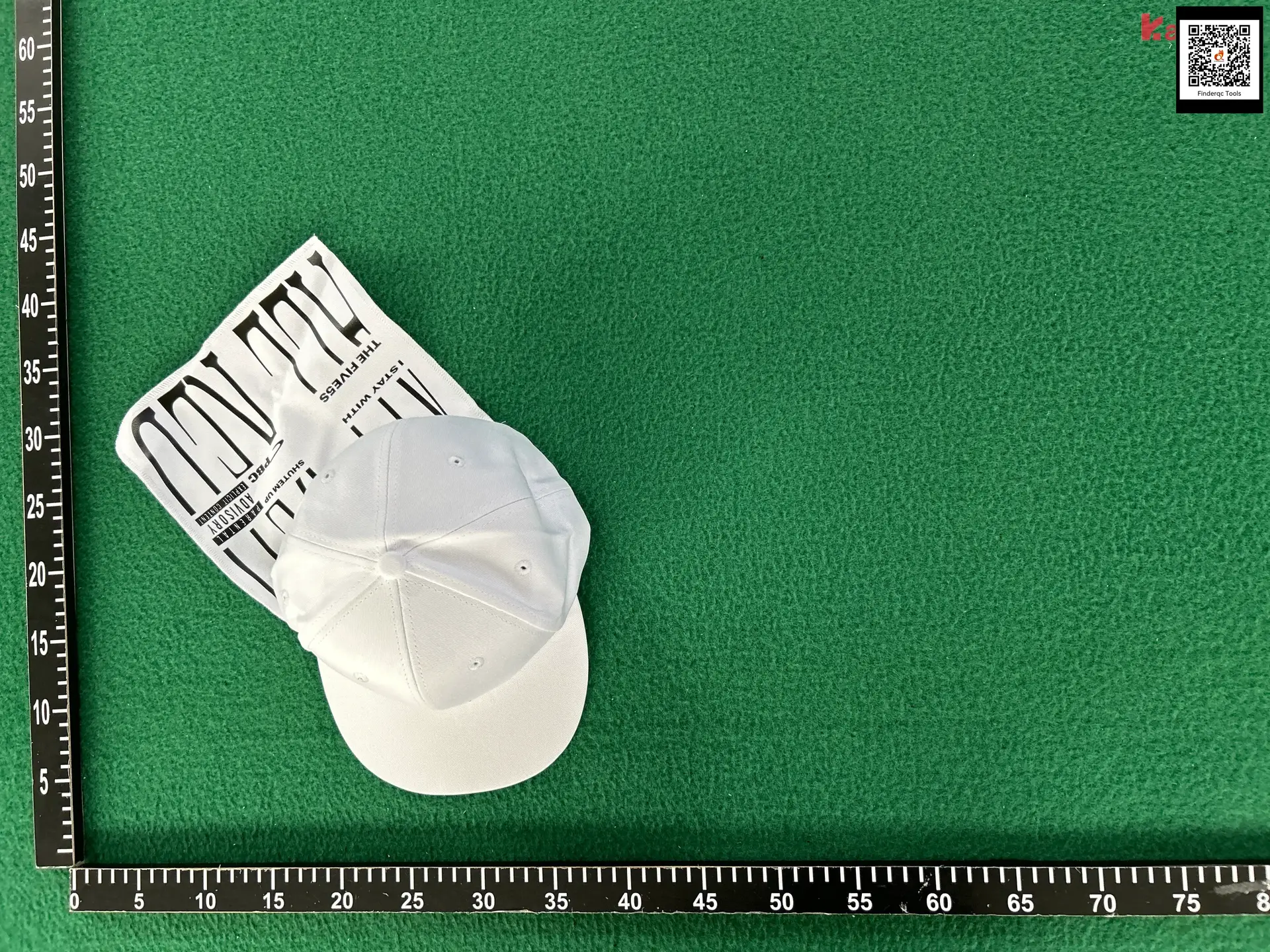 White Flat Brim Trucker Hat