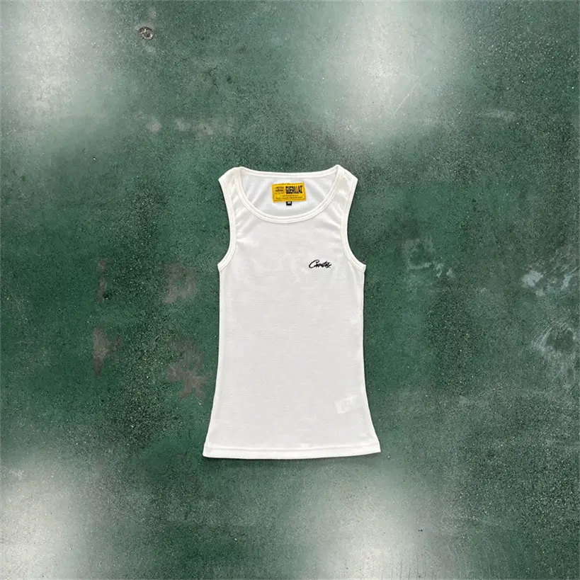 Corteiz Slim Looking Base Layer Shirt with Waffle Vest Outwear Round Neck Sports Vest Fashion Urban Retro