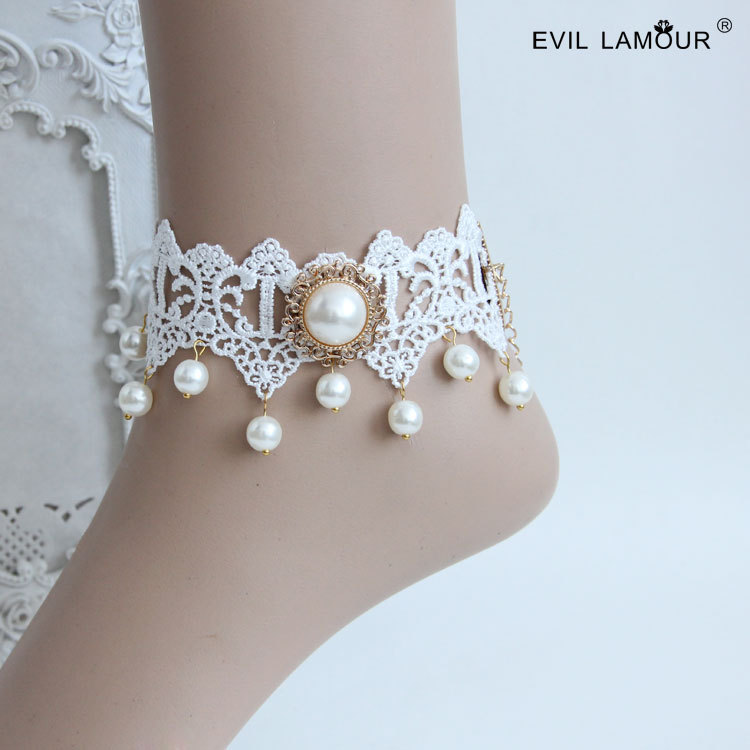 Handmade court women's anklet European and American anklet jewelry wholesale FL-63