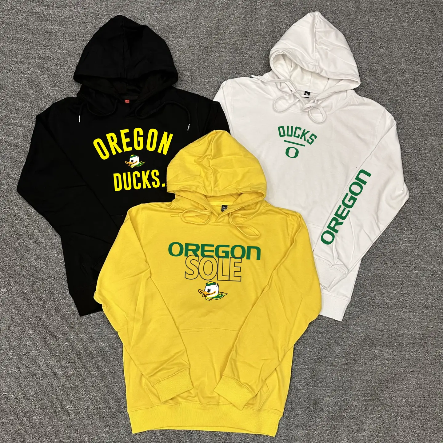 Oregon Ducks University Sweatshirt Men's American Basketball Training Uniform Fitness Sports Pullover Warm-Up Shooting Game Uniform