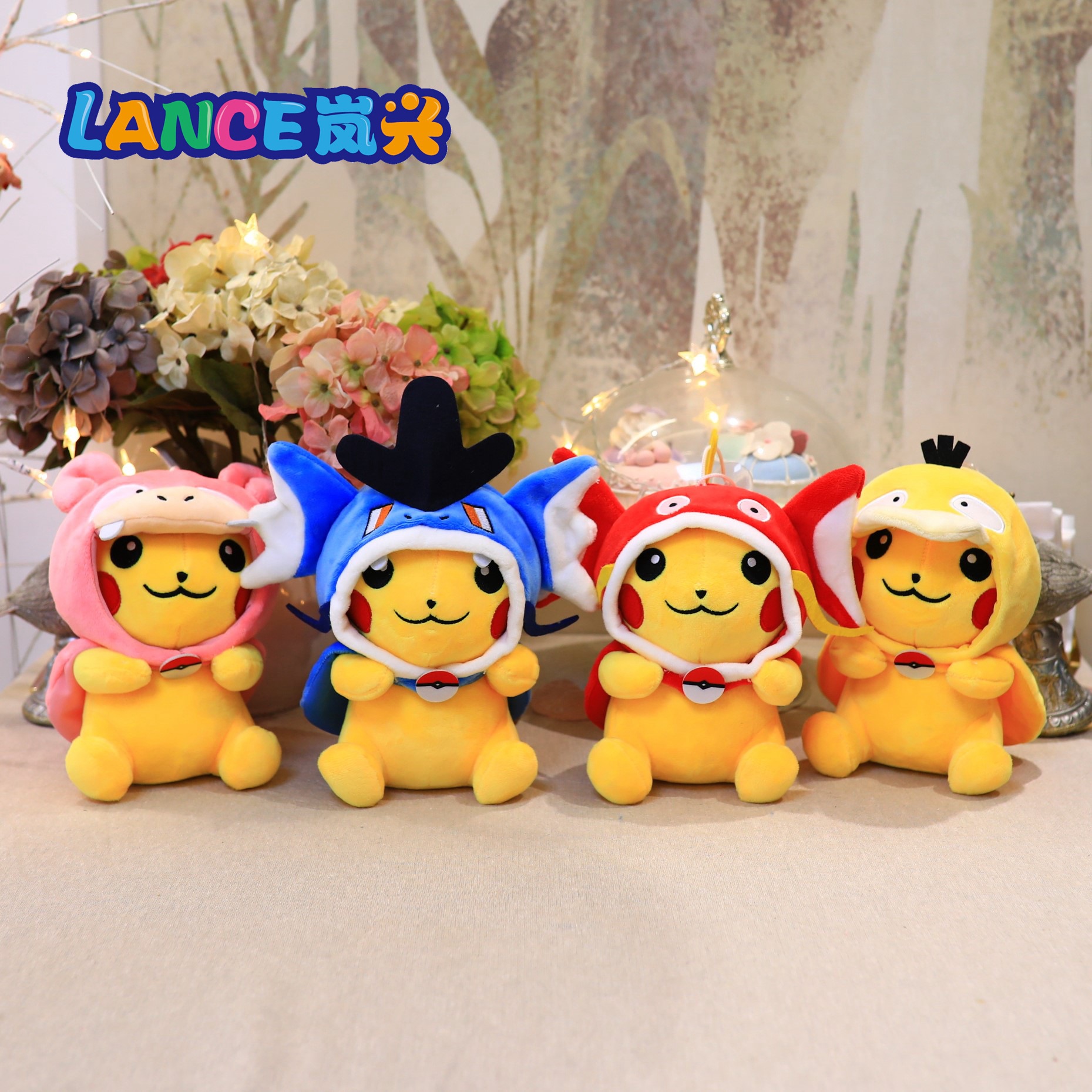 Pokemon Pikachu 20cm Douyin Internet Celebrity Doll New Grabber Doll Toy Company Wholesale Plush