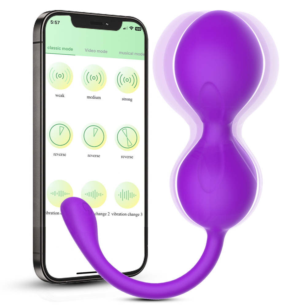 All-Inclusive Rubber  Multi-Frequency Vibration Private Part Training App Remote Female Masturbation Device Adult Sex Toy