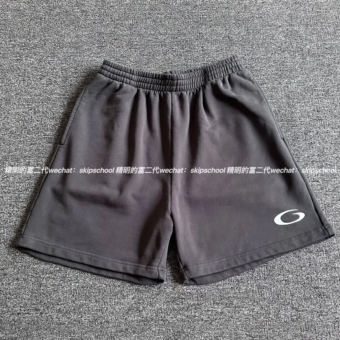 [Embroider Ceiling] 25Ssloop Sport Icon Ring Embroider shorts Five-Quarter Pants for Men and Women