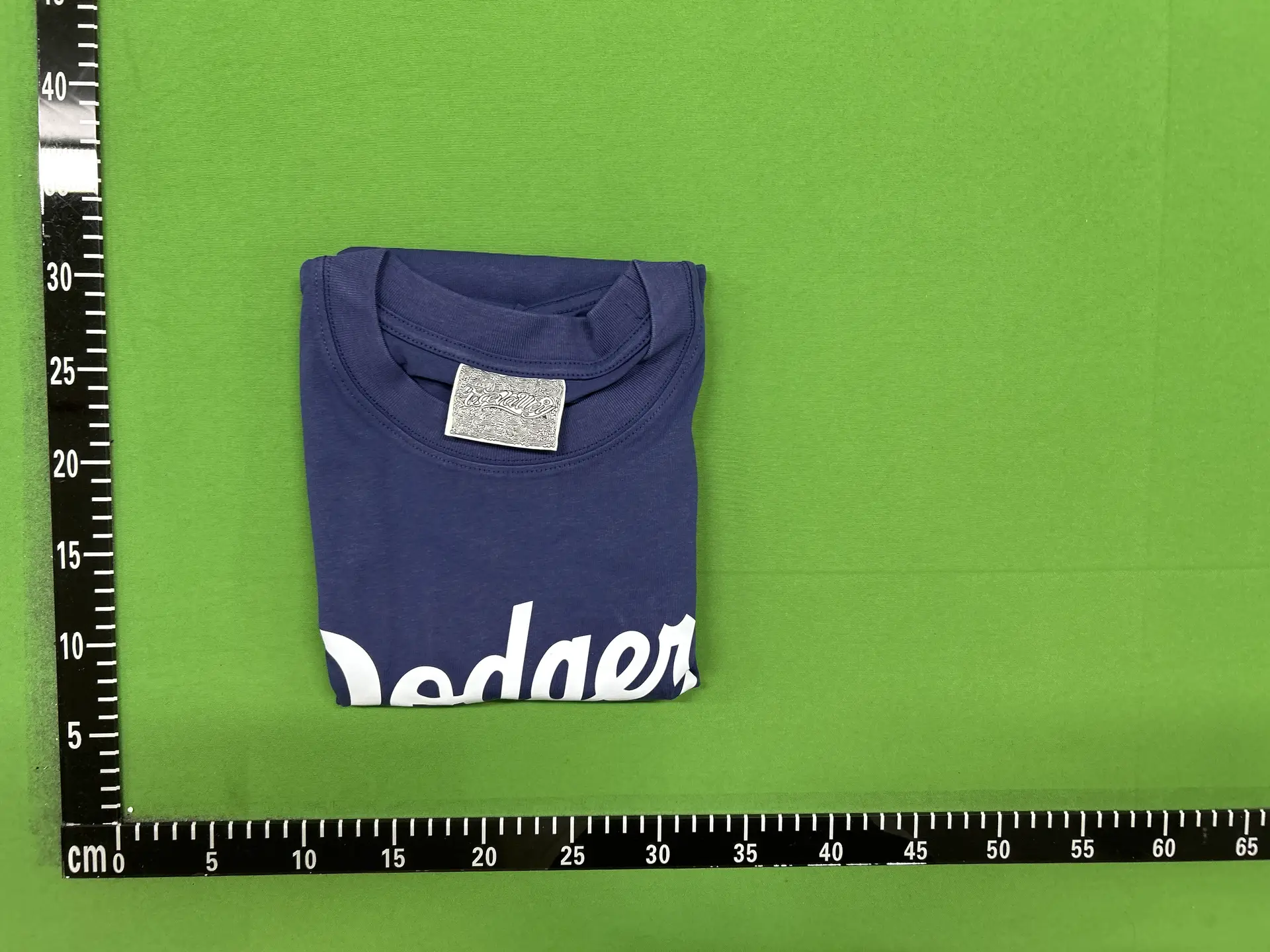 Wang Youbing Studio 220g Breathable Regular Fit! Simple Sporty Style Letter Couple Navy Blue Short Sleeve T-Shirt