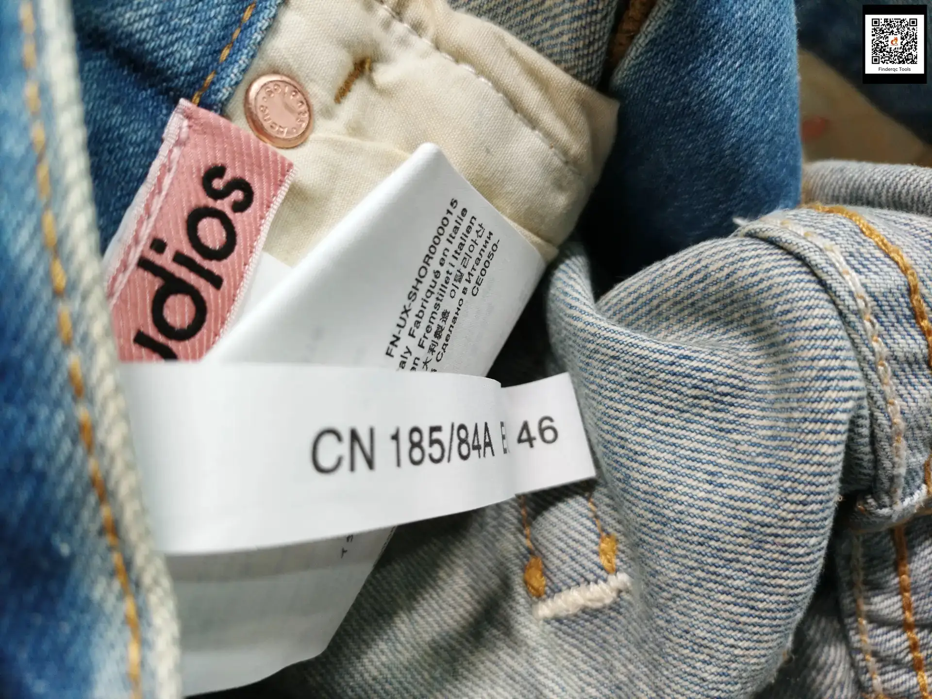 Yaoyu's Independent Ac Style 1981m Version Splash-Ink Mud Dirty and Distressed Loose Straight-leg Denim