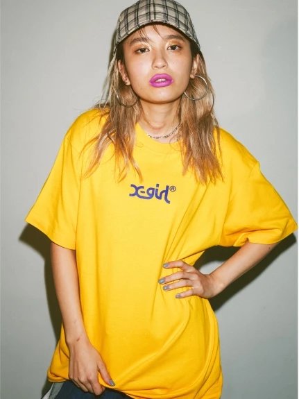 x-girl® yellow short sleeve t-shirt