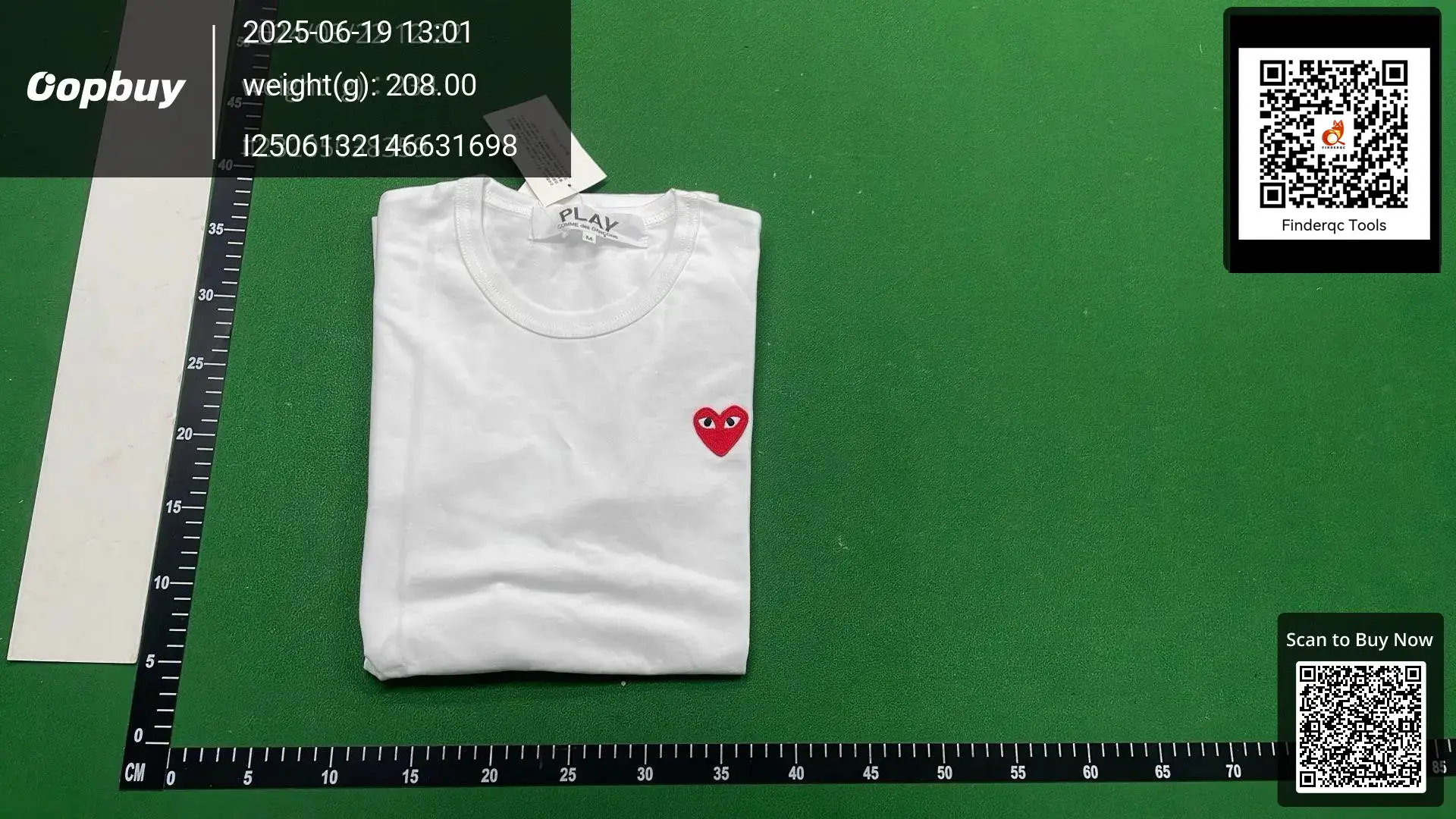Comme des Garçons PLAY White T-Shirt